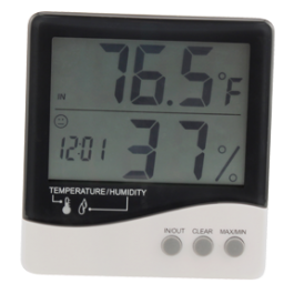 Grower's Edge Large Display Thermometer / Hygrometer