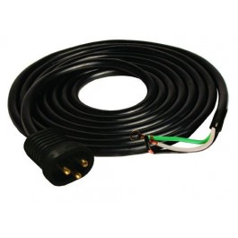 16/3 600V Male Lock & Seal Cord UL - 15 ft.