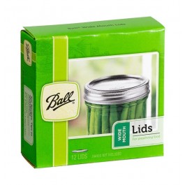 Ball Jar Wide Mouth Lids - Pack of 12