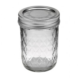 Ball Jar 8 oz Quilted Crystal - Pack of 12