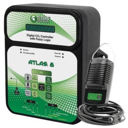 The Atlas® 8 is a digital CO2 monitor/controller. Once the CO2 level has reached your desired set point it will disable the CO2 device.