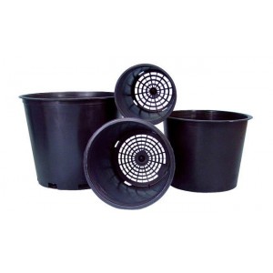 Round Plastic Mesh Bottom Pots